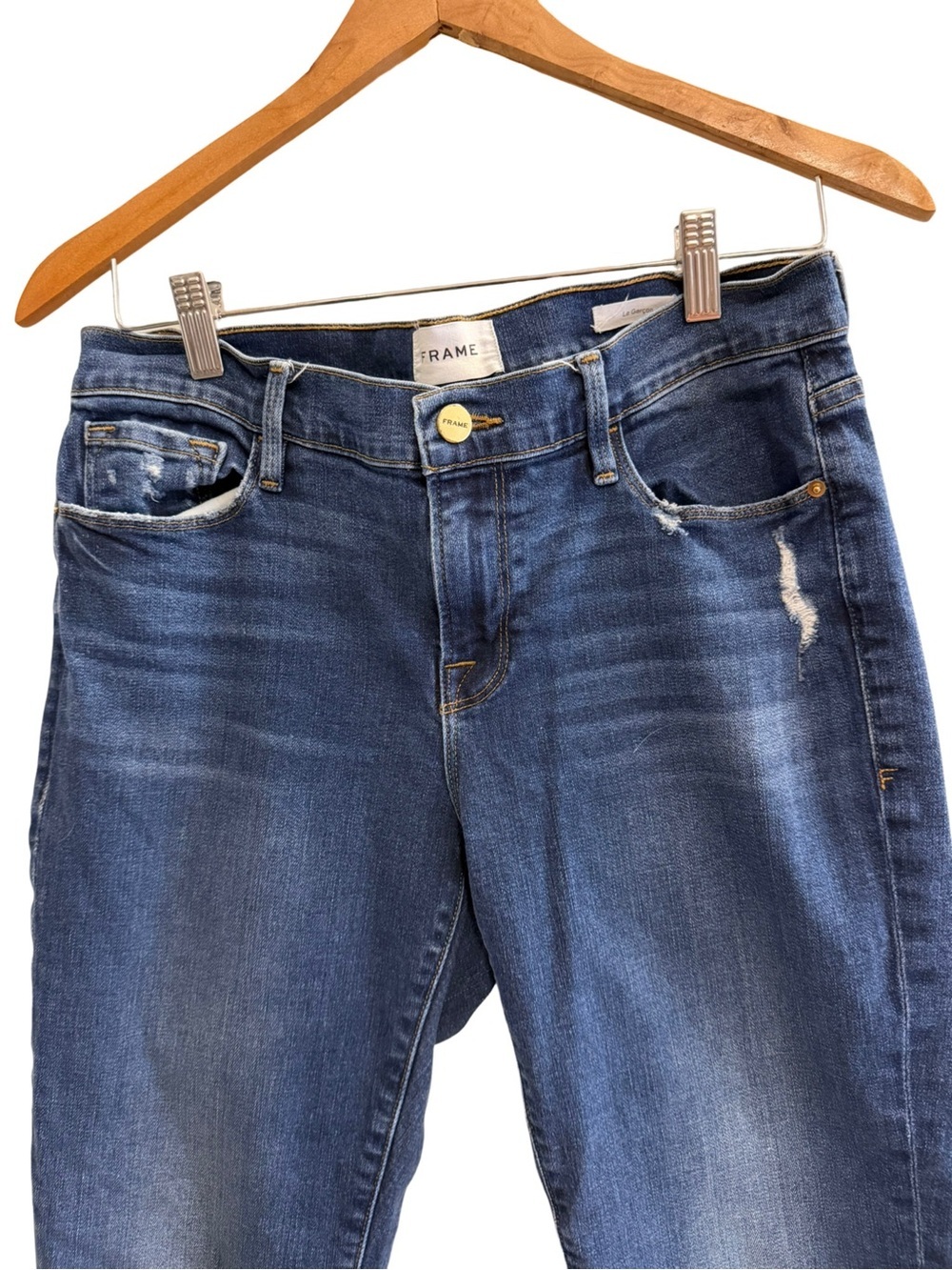FRAME Le Garcon Jeans Azure Size 29 - Picture 5 of 9
